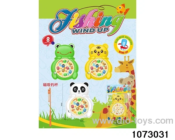 wind-up fishing reel in PP bag with header
