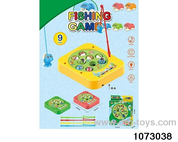 Electric Fishing Discs (with light music) in window box