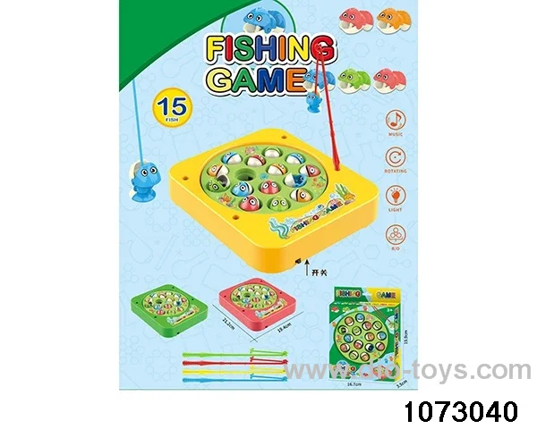 Electric Fishing Discs (with light music) in window box