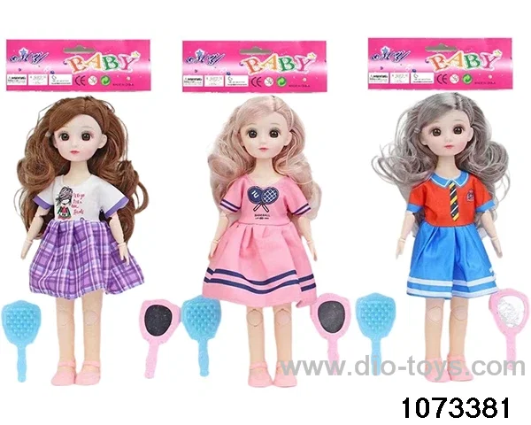 14 inch 12 jointed doll in PP bag with header