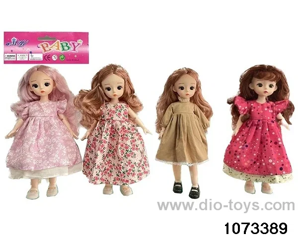 14 inch 12 jointed doll in PP bag with header