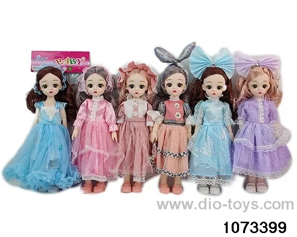 14 inch 12 jointed doll in PP bag with header