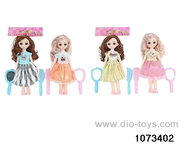 14 inch 12 jointed doll in PP bag with header
