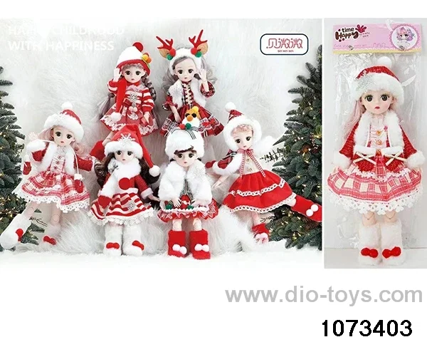 14 inch 12 jointed doll in PP bag with header