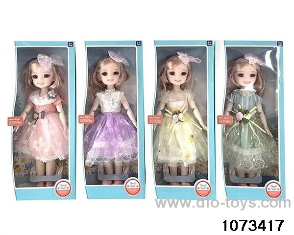 14 inch 12 jointed doll in window box