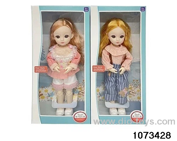 14 inch 12 jointed doll in window box