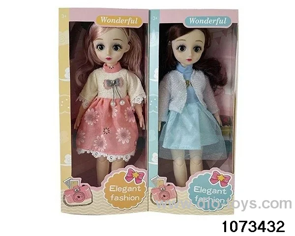 14 inch 12 jointed doll in window box