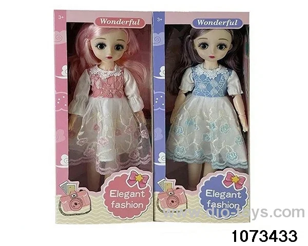 14 inch 12 jointed doll in window box