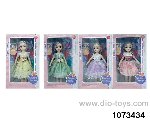 14 inch 12 jointed doll in window box