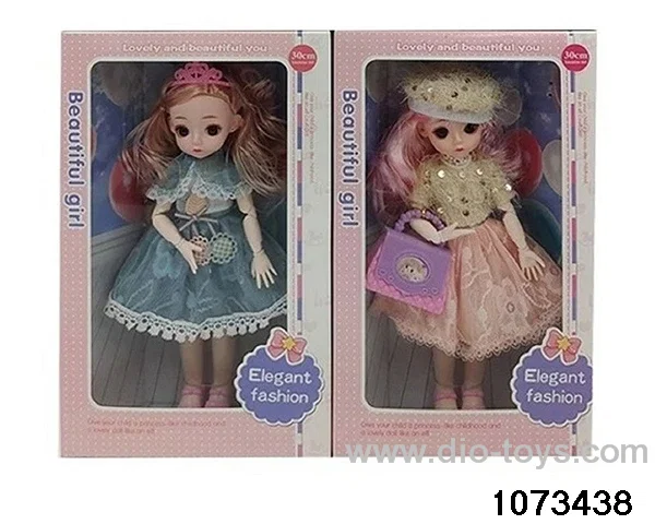 14 inch 12 jointed doll in window box