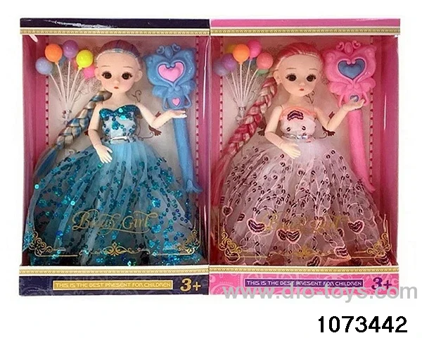 14 inch 12 jointed doll in window box