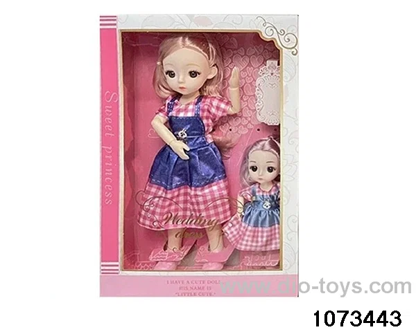 14 inch 12 jointed doll in window box