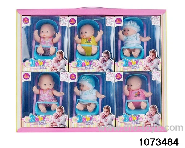 5.5 inch doll in display box