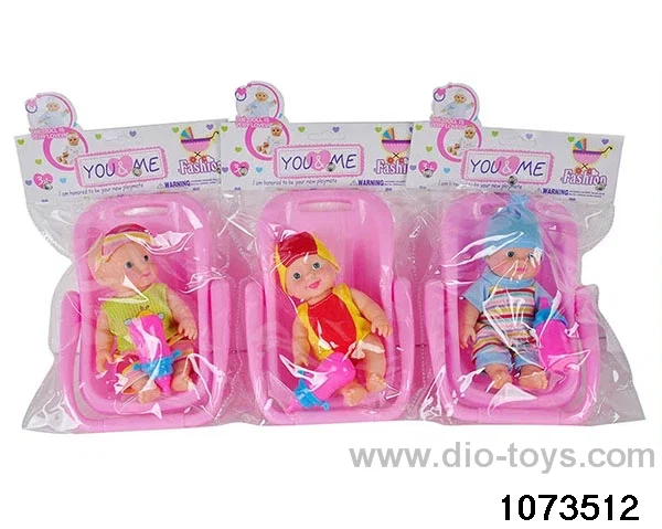 6 inch doll in PVC bag