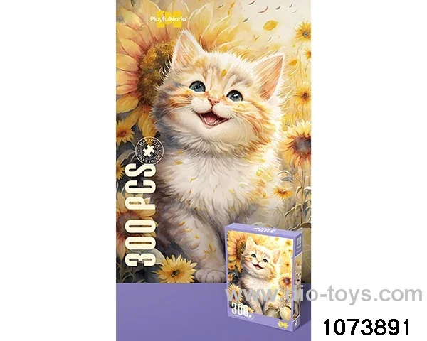 300pcs puzzle in bottom box