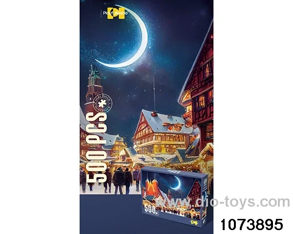 500pcs puzzle in bottom box
