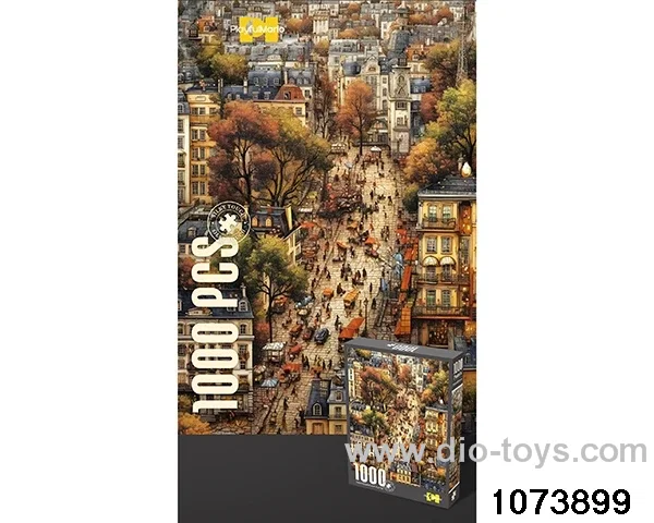 1000pcs puzzle in bottom box