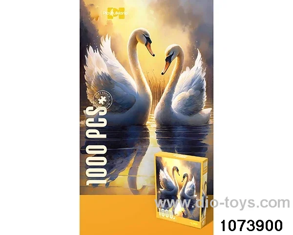 1000pcs puzzle in bottom box