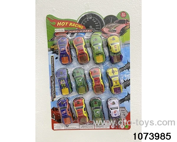 12pcs Alloy Pull Back Car in Blister card