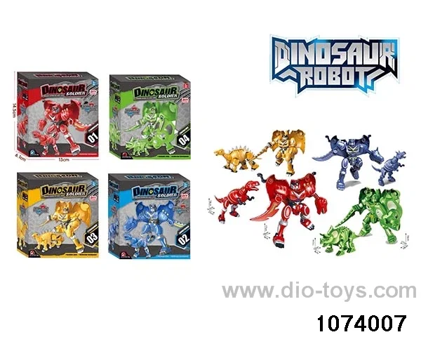Disassemble Transformer Dinosaur in color box
