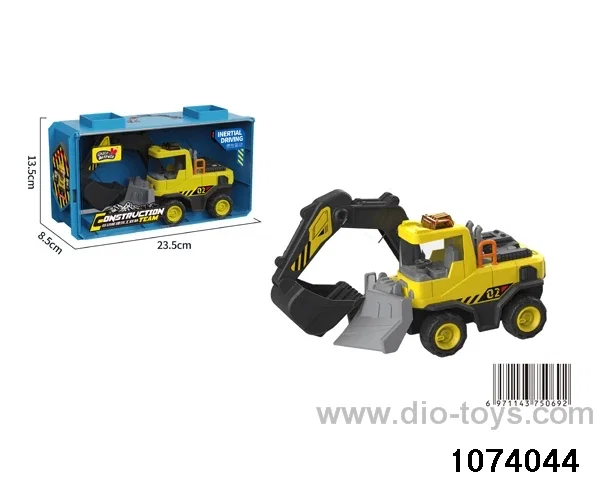 Friction excavator with light/sound