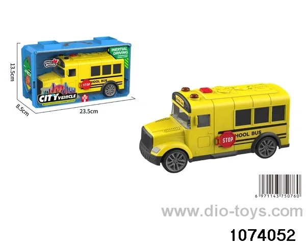 Friction School bus with light/sound