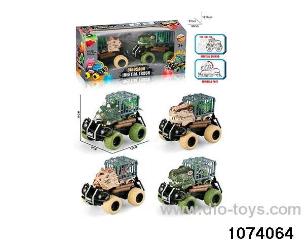 dinosaur car in window box