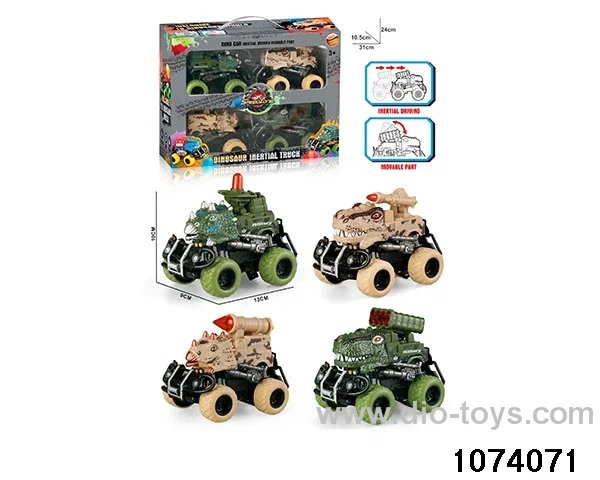 dinosaur car in Hand box