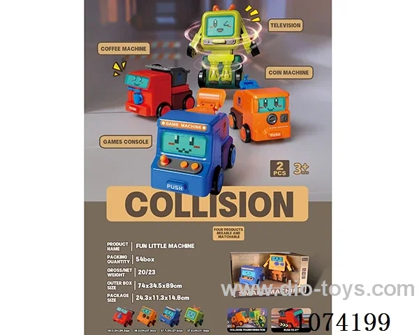 Inertial collision deformation car