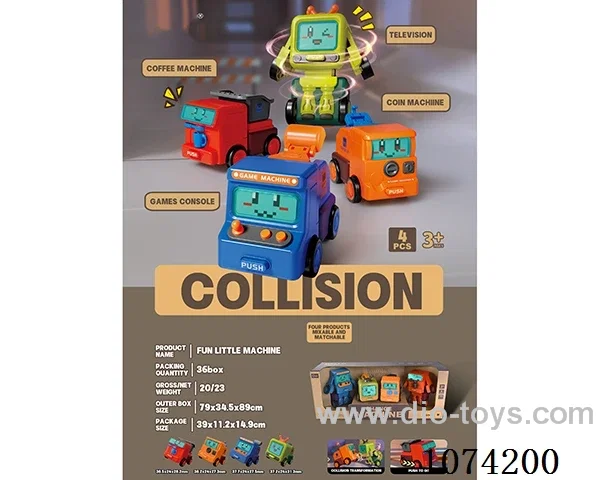 Inertial collision deformation car