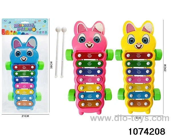 7-tone percussion with 2 hammer in poly bag header