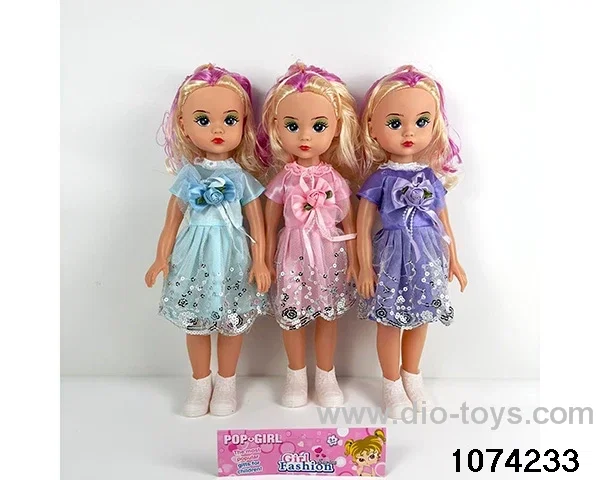 18 inch doll in PP bag with header