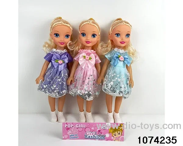 14 inch doll in PP bag with header
