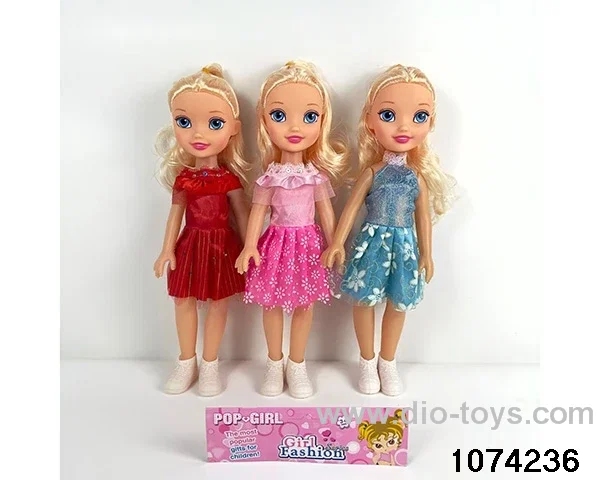 14 inch doll in PP bag with header