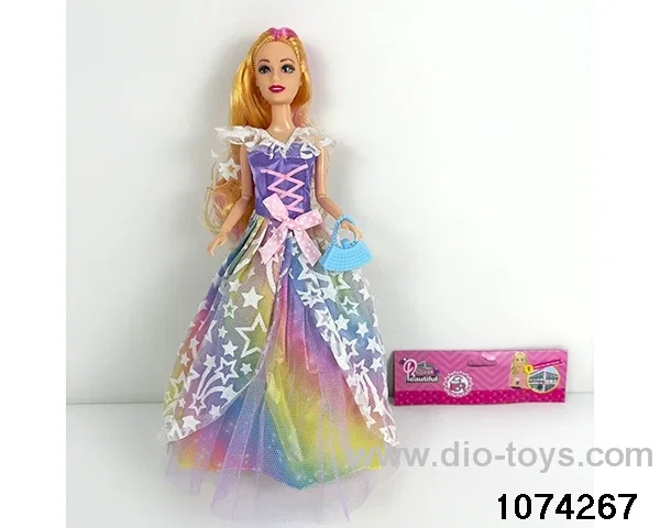 11 inch 9 jointed doll in PP bag with header