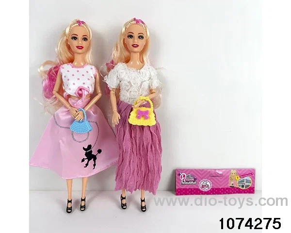 11 inch 9 jointed doll in PP bag with header