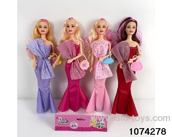 11 inch 9 jointed doll in PP bag with header