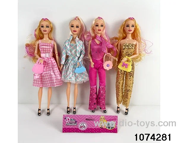 11 inch 9 jointed doll in PP bag with header
