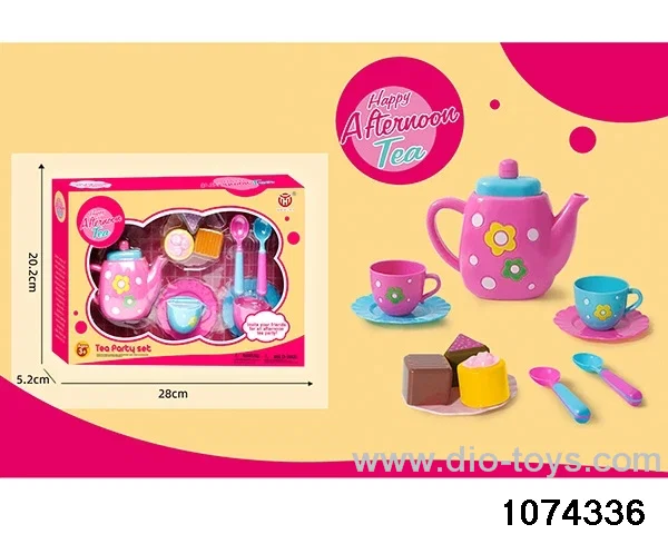 tea service in color box