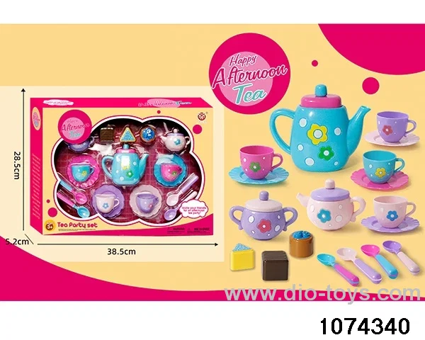 tea service in color box