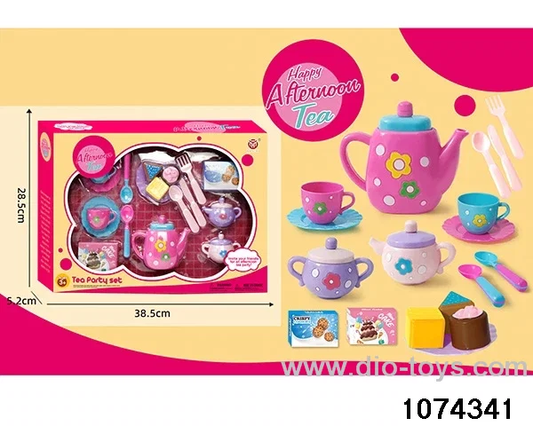 tea service in color box