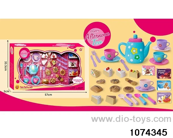 tea service in color box
