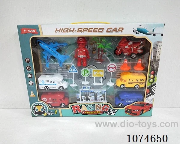 pull back car set