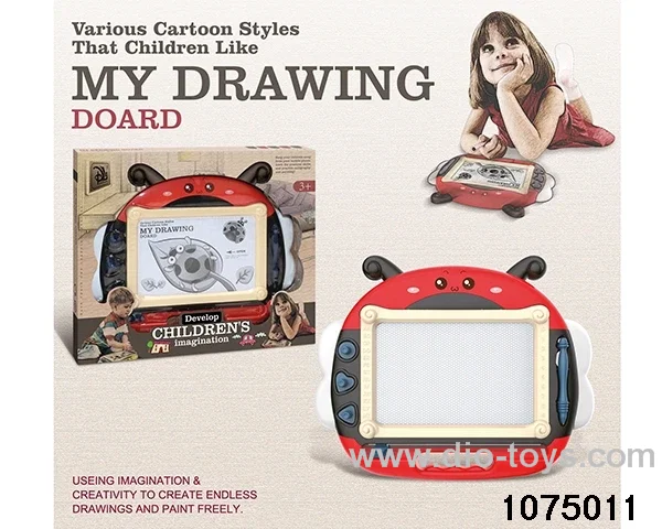 magnetic writing tablet in window box