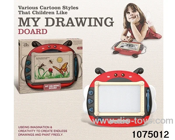 magnetic writing tablet in window box