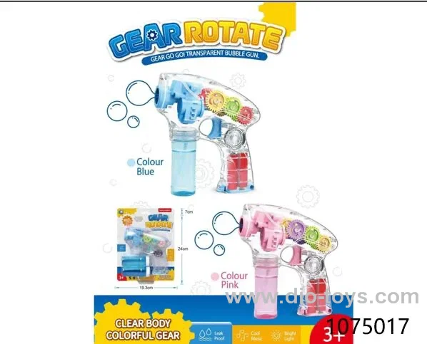 B/O bubble gun with light/music