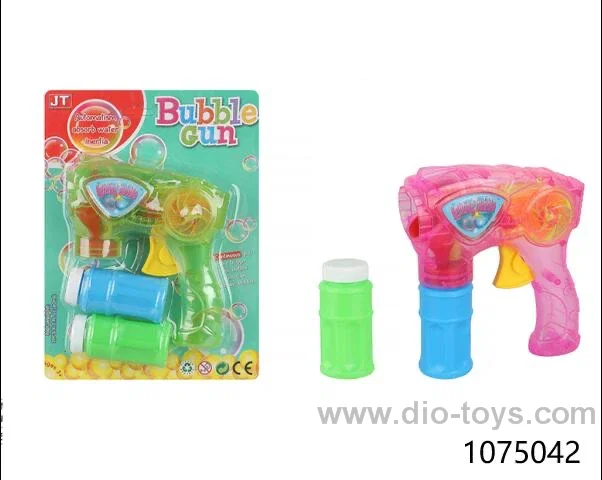 friction bubble gun with light