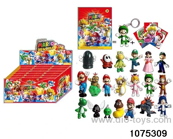 2.5 inch Super Mario Figurine Set in display box