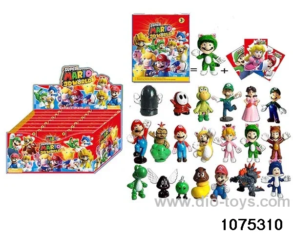 2.5 inch Super Mario Figurine Set in display box