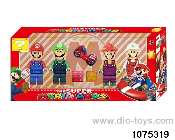 Mario Block Figure Set in window box